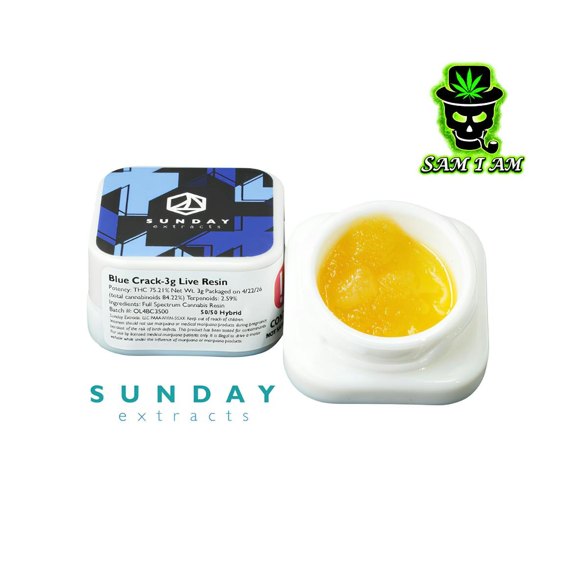 SUNDAY BLUE CRACK 3G CONCENTRATE