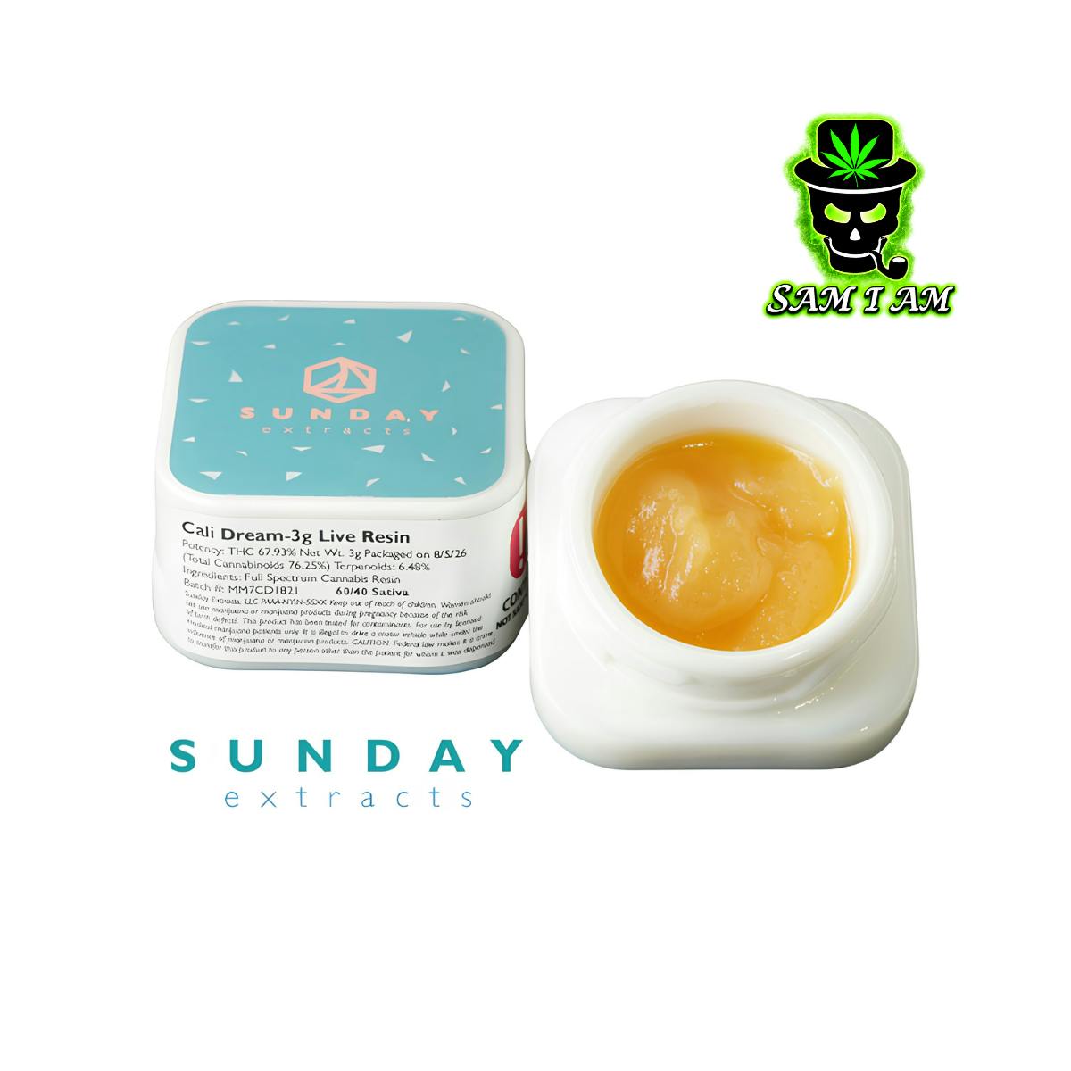 SUNDAY CALI DREAM 3G CONCENTRATE