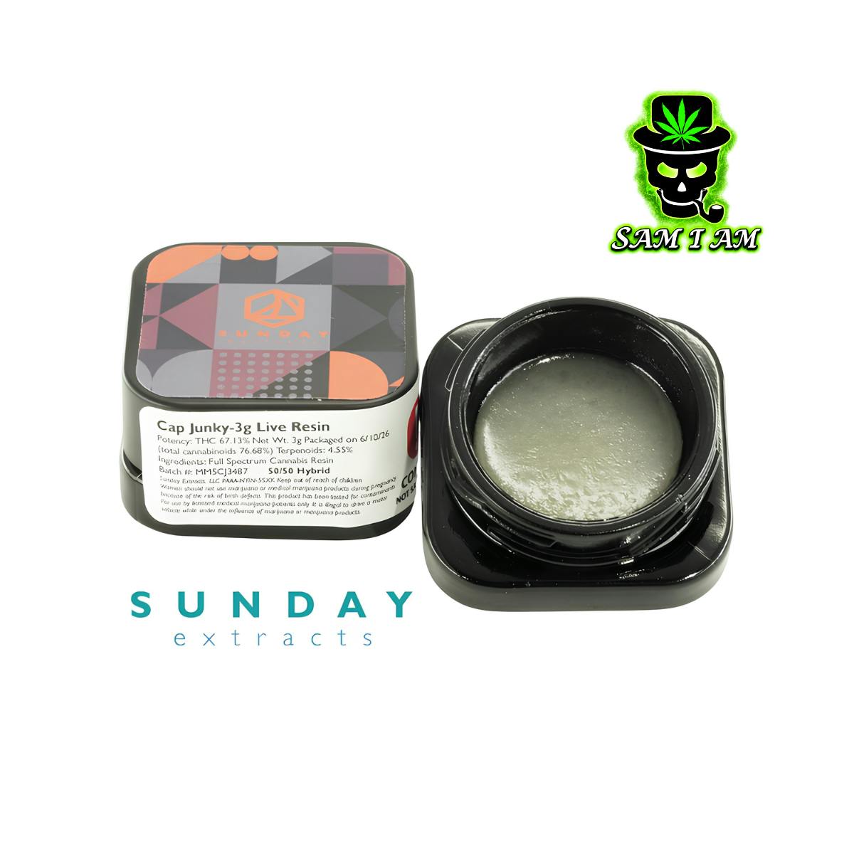 SUNDAY CAP JUNKY 3G CONCENTRATE
