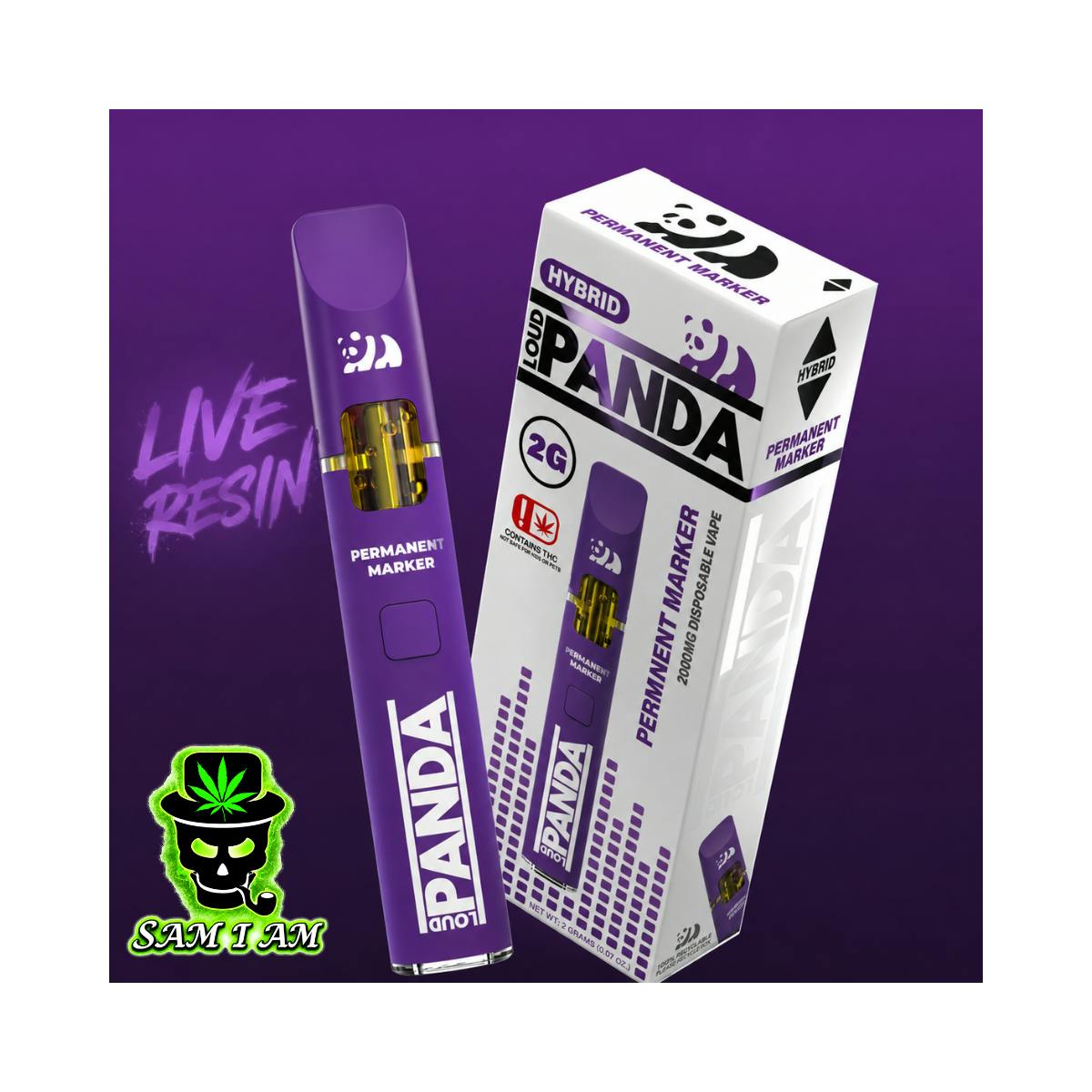 LOUD PANDA PERMANENT MARKER 2G LIVE DISPOSABLE