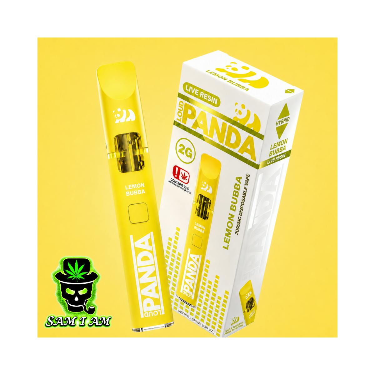 LOUD PANDA LEMON BUBBA 2G LIVE DISPOSABLE
