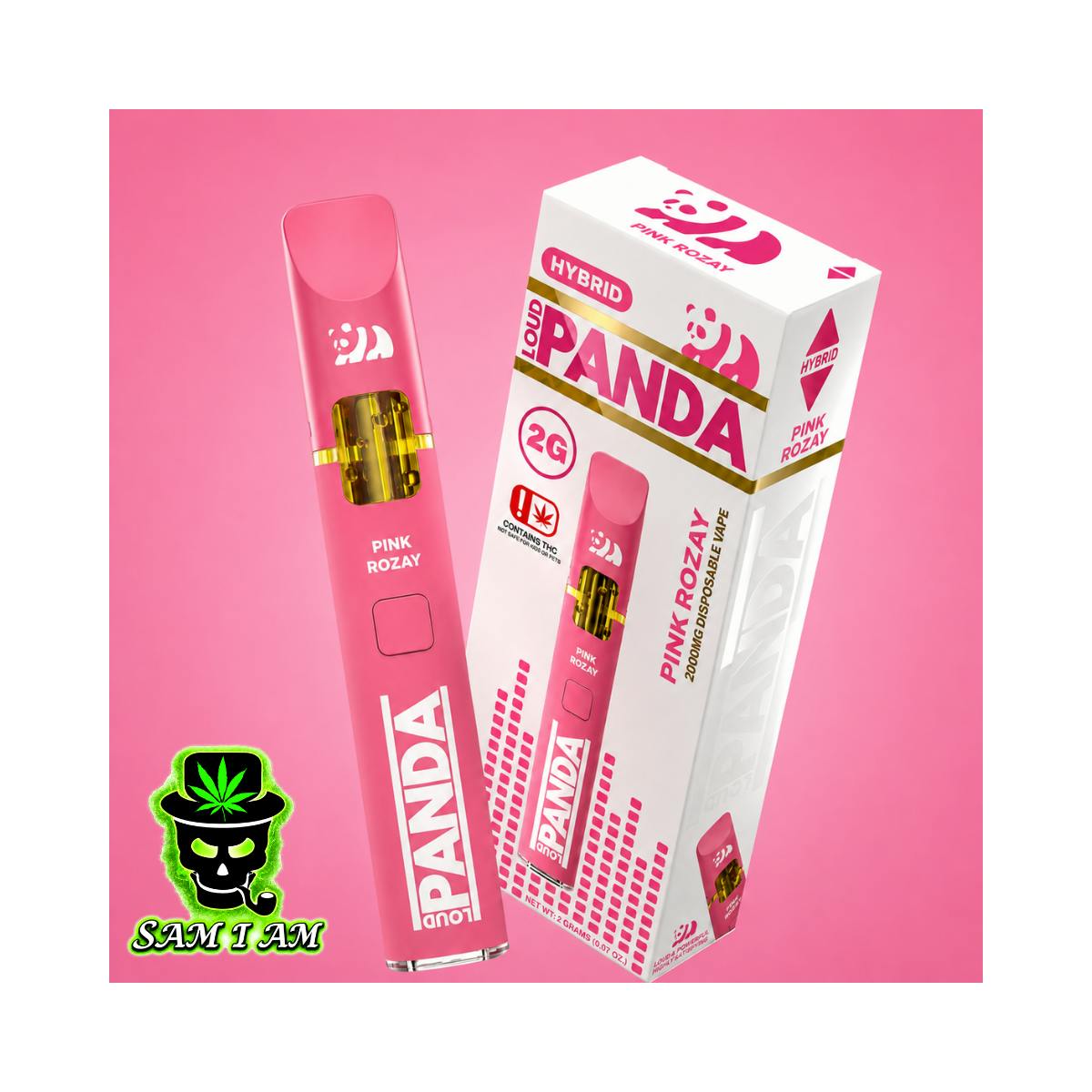 LOUD PANDA PINK ROZAY 2G LIVE DISPOSABLE