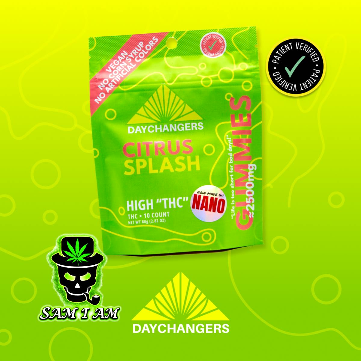 Day Changers Citrus Splash 2500mg Gummies