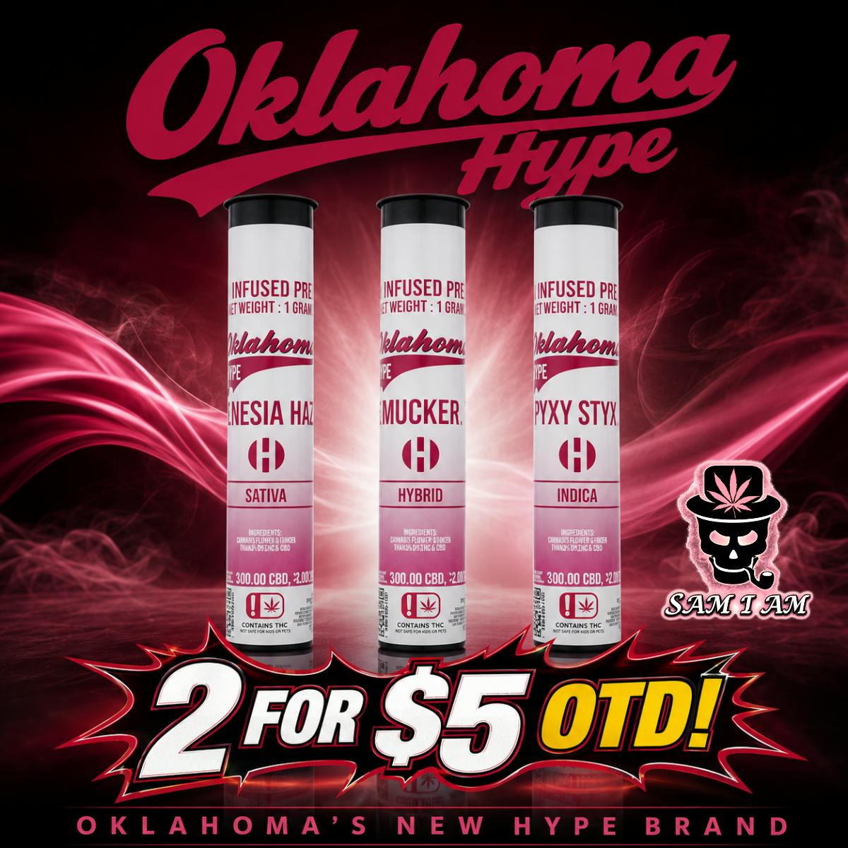 OKLAHOMA HYPE DURBAN LEMONADE 1G