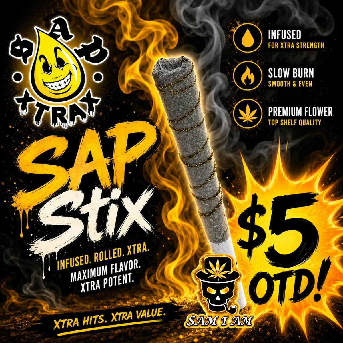 SAP STIX KEY LIME PIE 1G INFUSED PRE ROLL