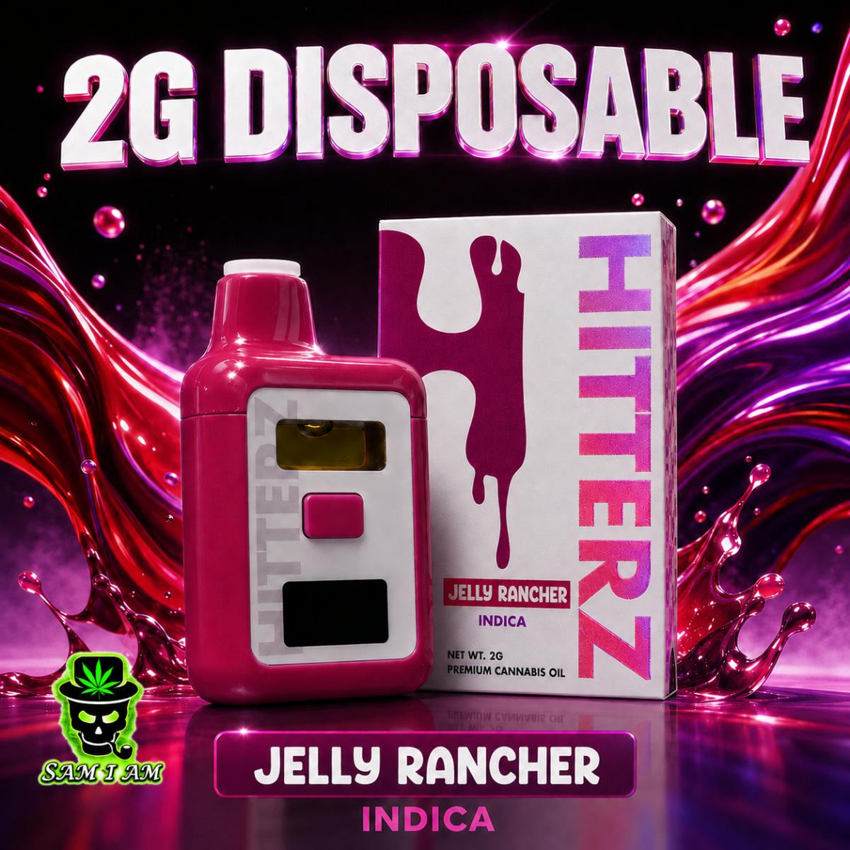 HITTERZ JELLY RANCHER 2G DISPOSABLE