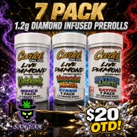 Cartel Oil Co | Diamond Infused Pre-Roll | Sativa | Raspberry Burst | 8.4g