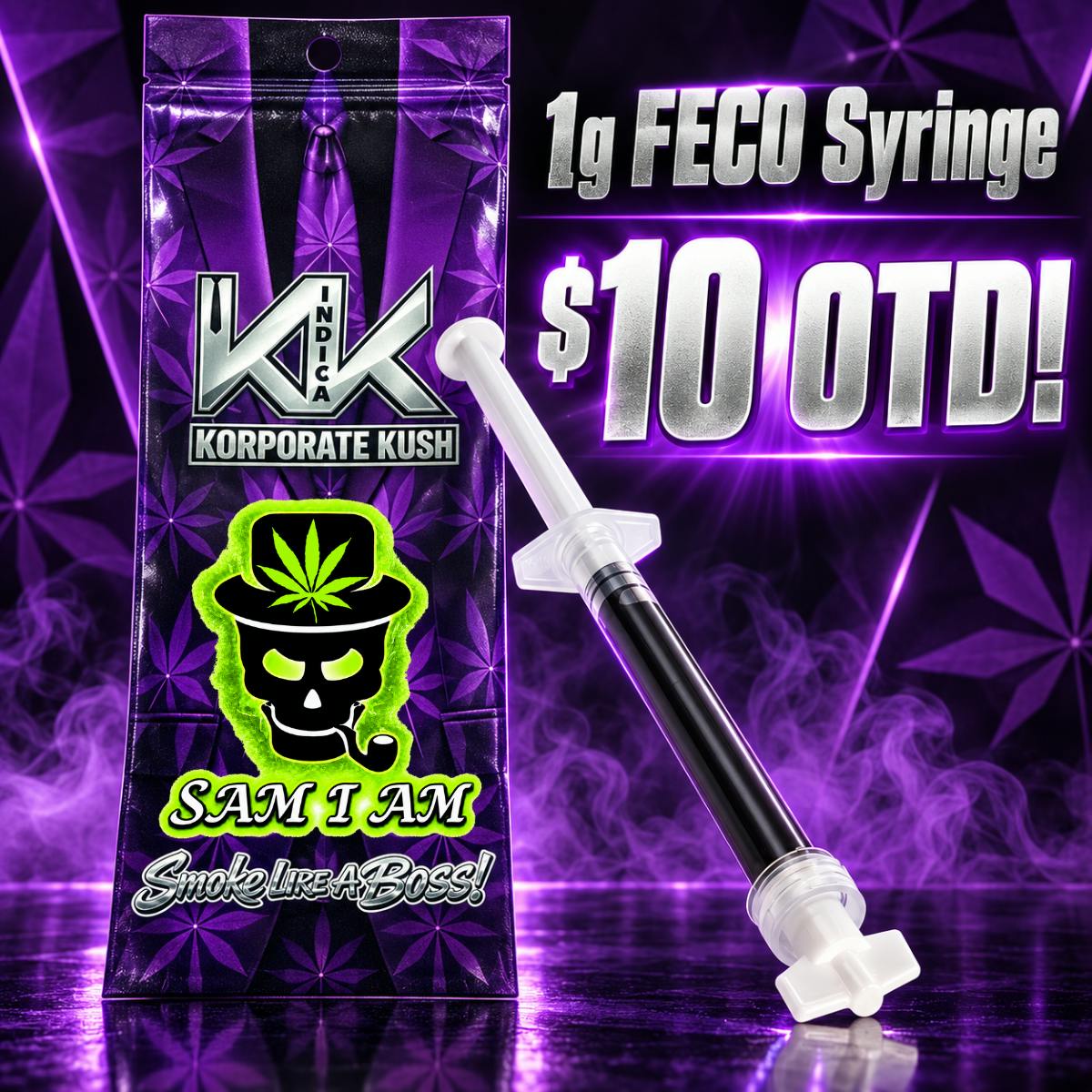 KORPORATE KUSH FECO 1G SYRINGE