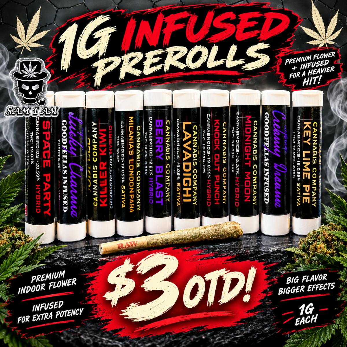 GOODFELLAS BERRY BLAST 1G INFUSED PRE ROLL