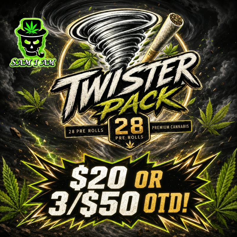 TWISTER POP CANDY 28 PACK PRE ROLLS