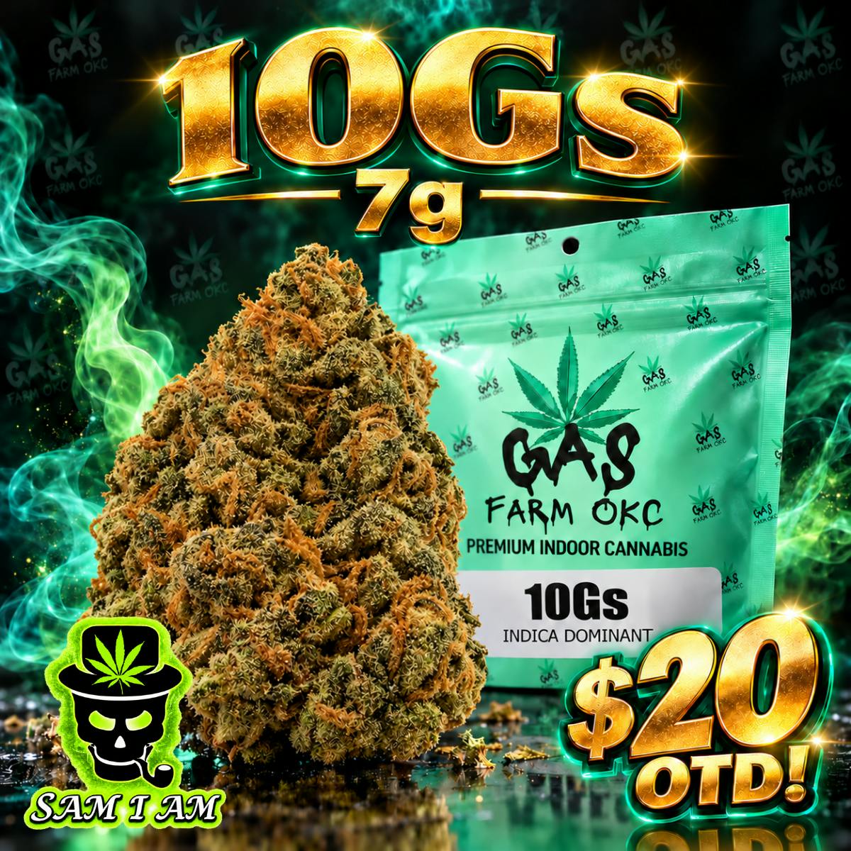 10Gs 7G $20/OTD