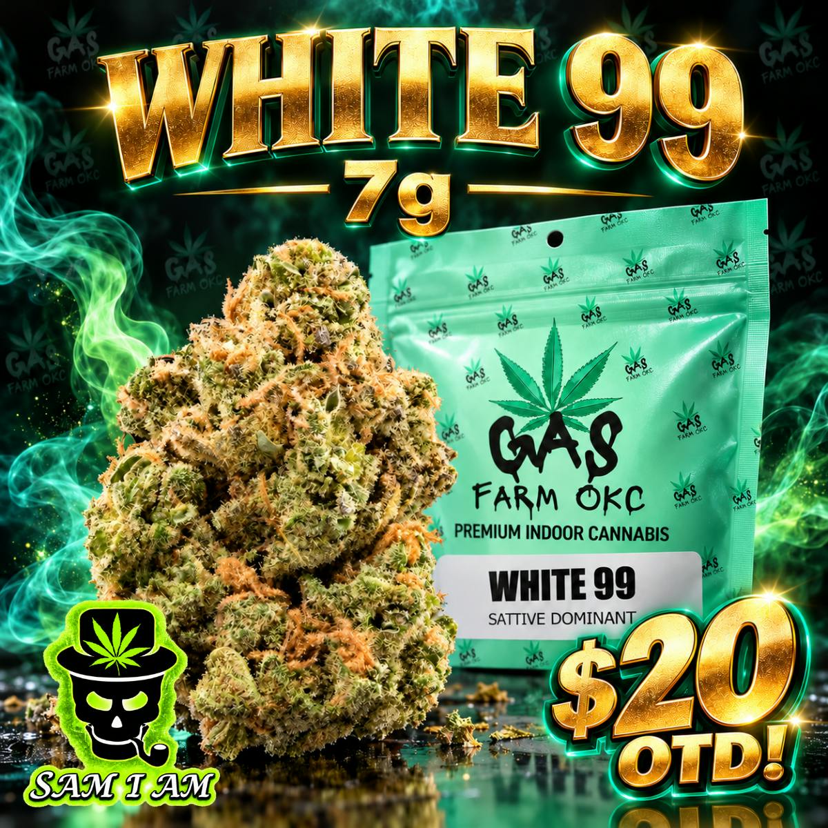 WHITE 99 7G $20/OTD