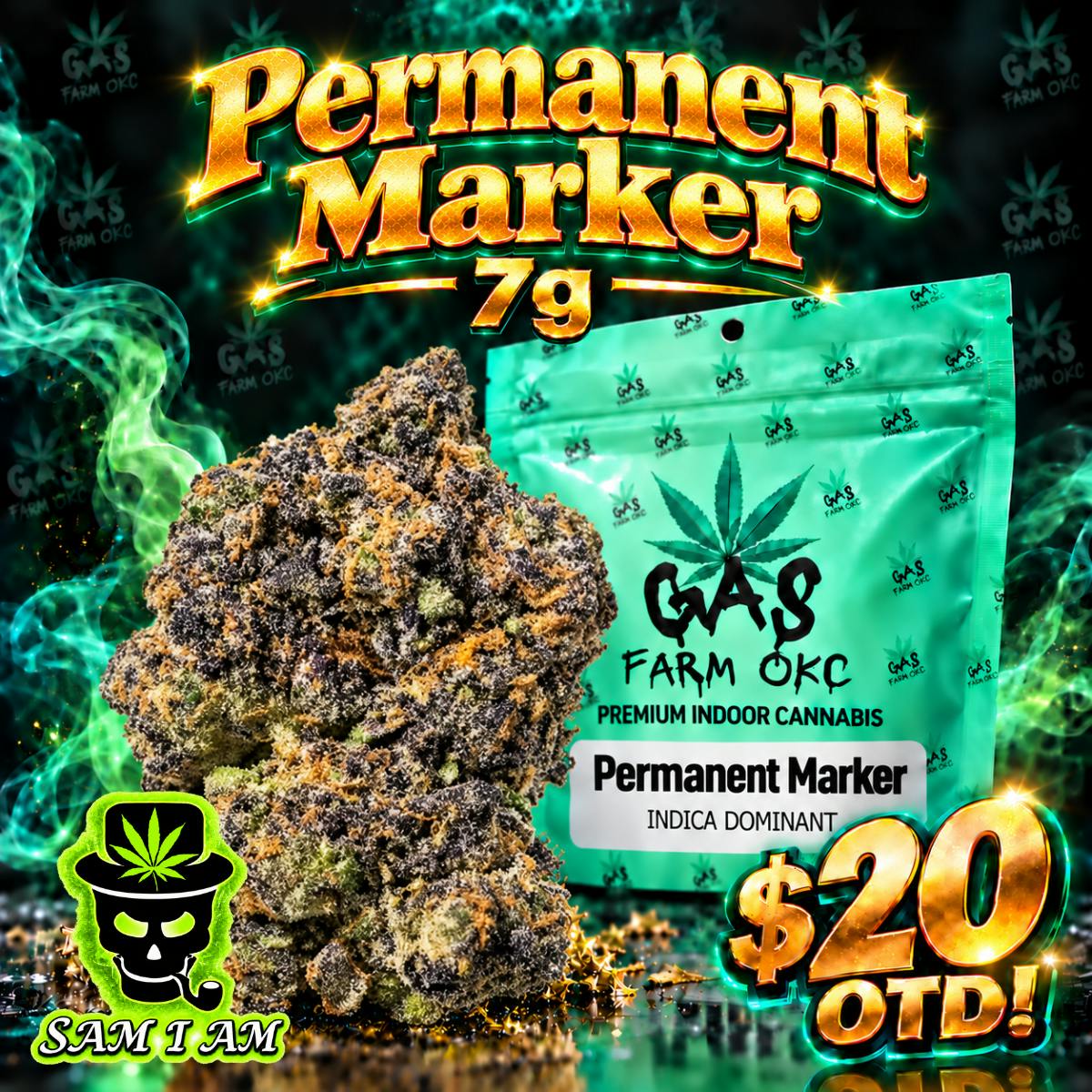 PERMANENT MARKER 7G $20/OTD
