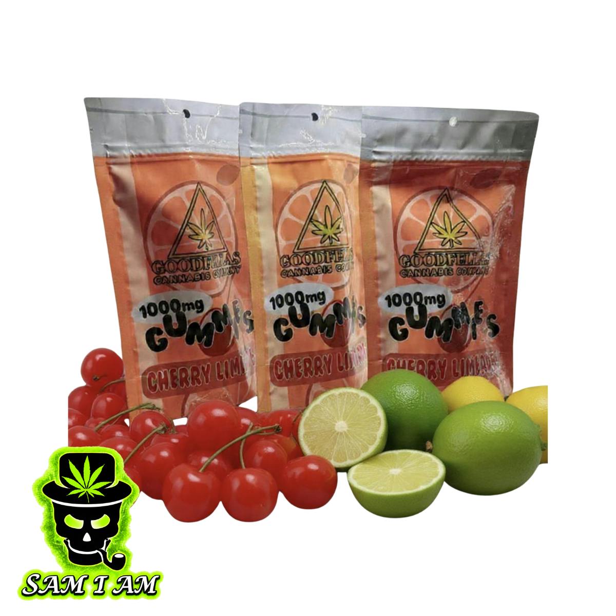 Goodfellas Gummies - Cherry Limeade- 1,000mg