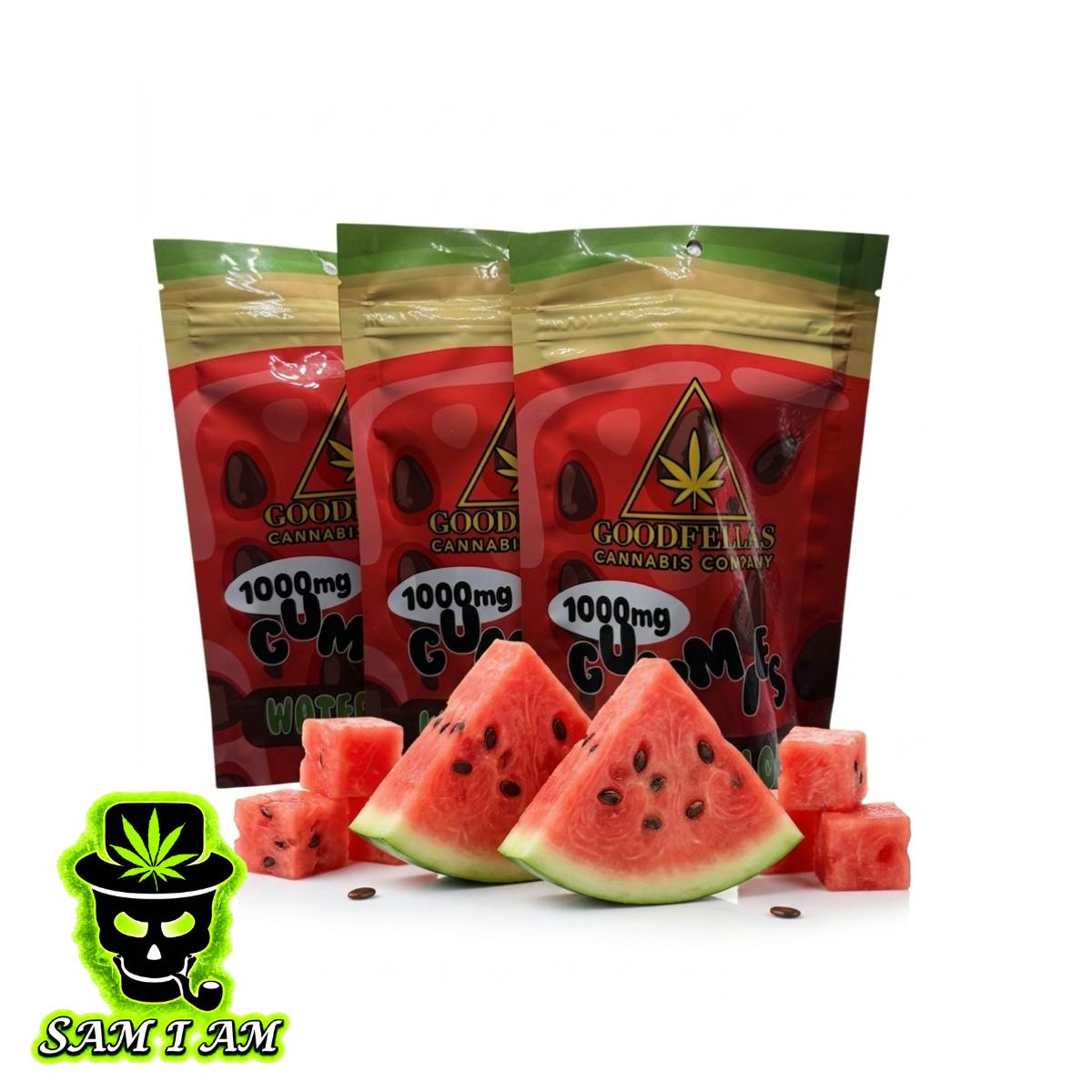 Goodfellas Gummies - Watermelon - 1,000mg