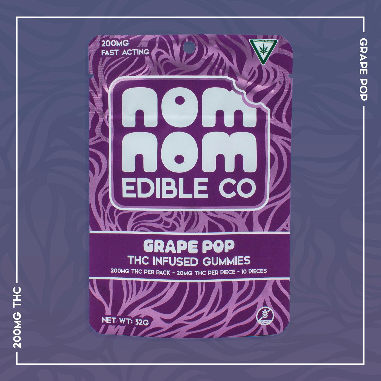 Nom Nom | 200mg Gummies | Blue Dream