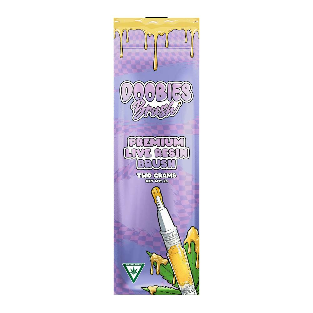 Doobies | 2g Live Resin Brush | Grape Runtz