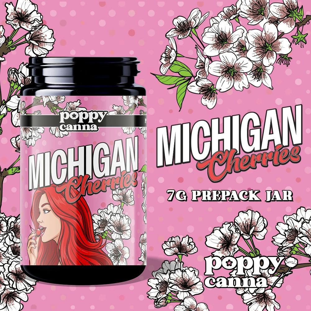 Poppy Canna | 7g Jar | Michigan Cherries