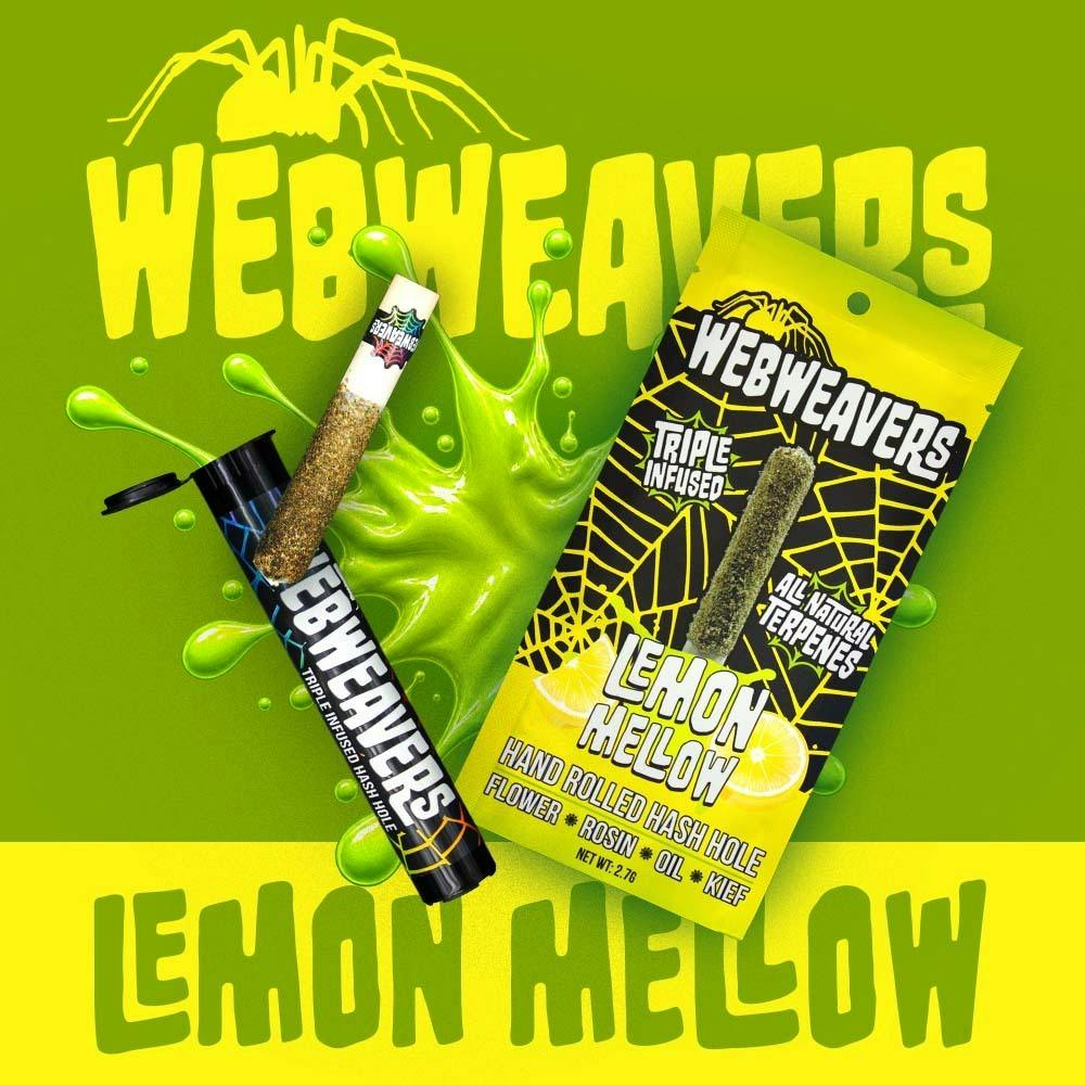 Webweavers | 2.7g Triple Infused Hash Hole | Lemon Mellow