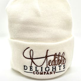 White Medible Beanie - MED