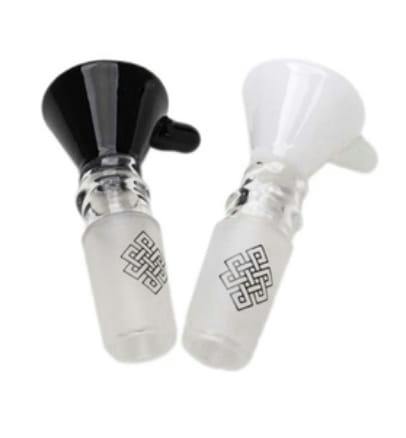 Karma | Glass Bowl 14mm Heavy Cone - Black