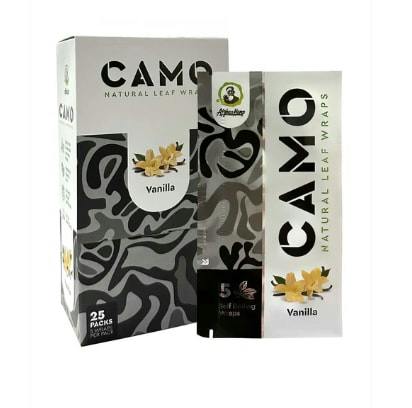 Camo Leaf Wraps | Chamomille Wraps - Vanilla | 5 Pack