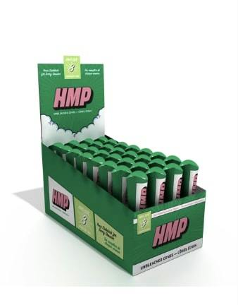 HMP | King Size Unbleached Cones | 3 Pack