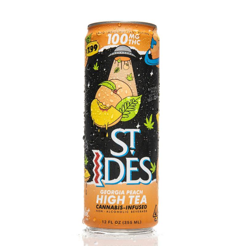 St Ides Georgia Peach High Tea Drink 100mg
