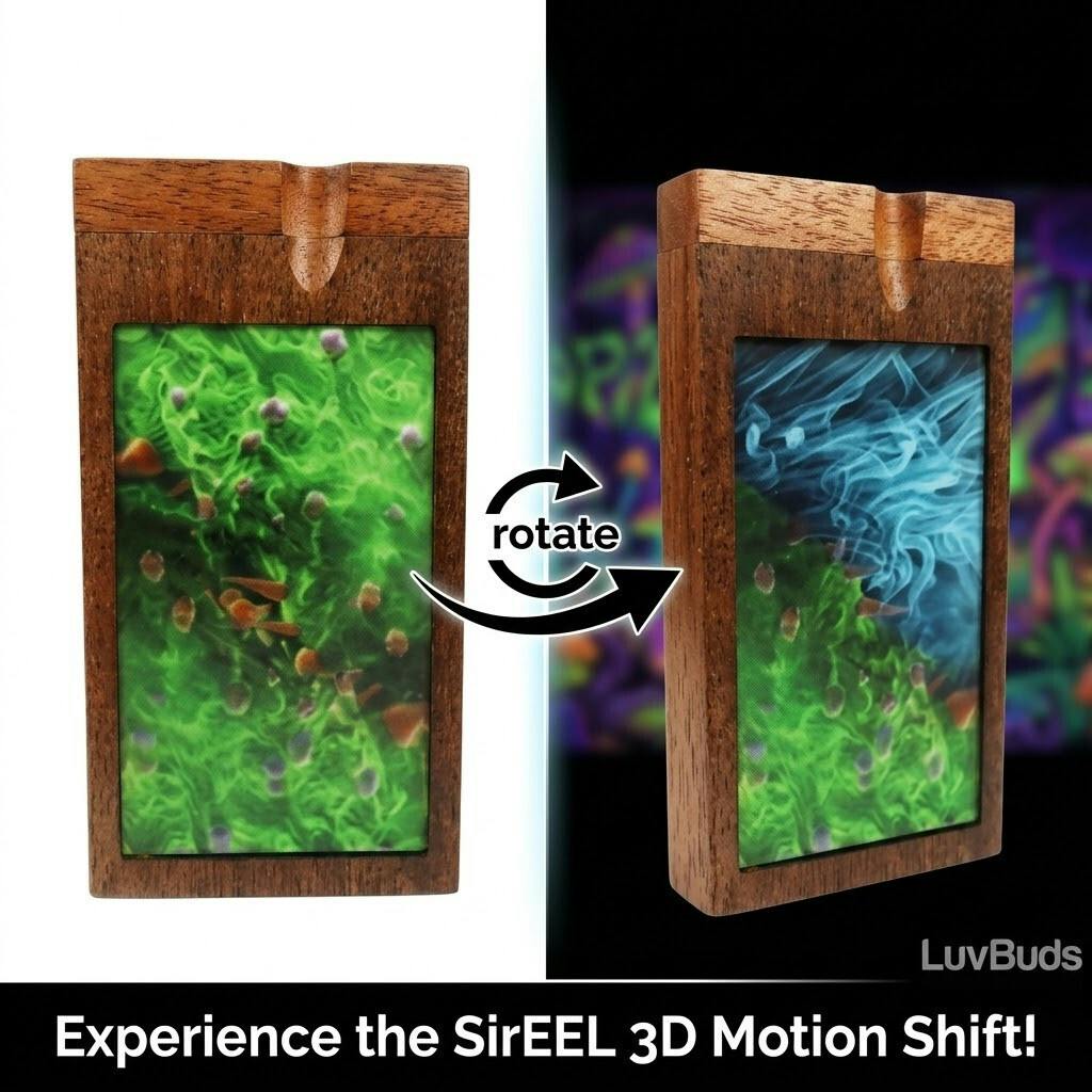 4" 3D Motion Lenticular Dugout- Assorted Colors