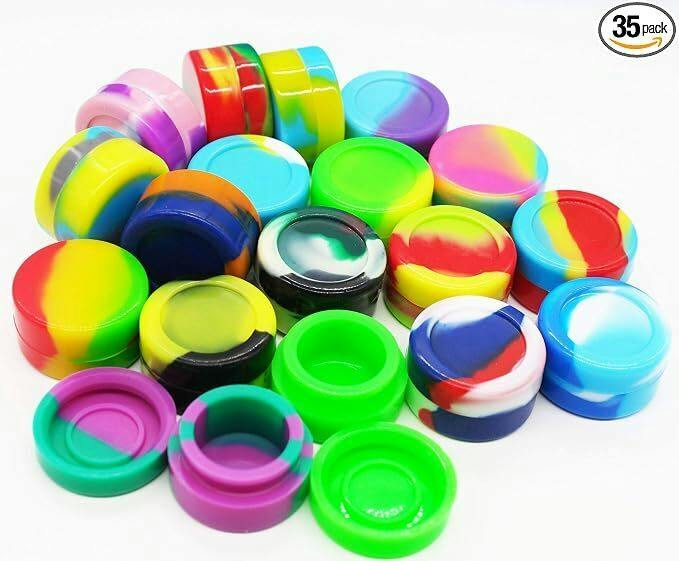 5ml Silicone Wax Concentrate Containers- Assorted Colors at Waabigwan Mashkiki - St. Cloud Dispensary