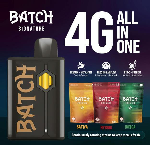 Batch - 4g Disposable Vape - Juicy Melon (H)