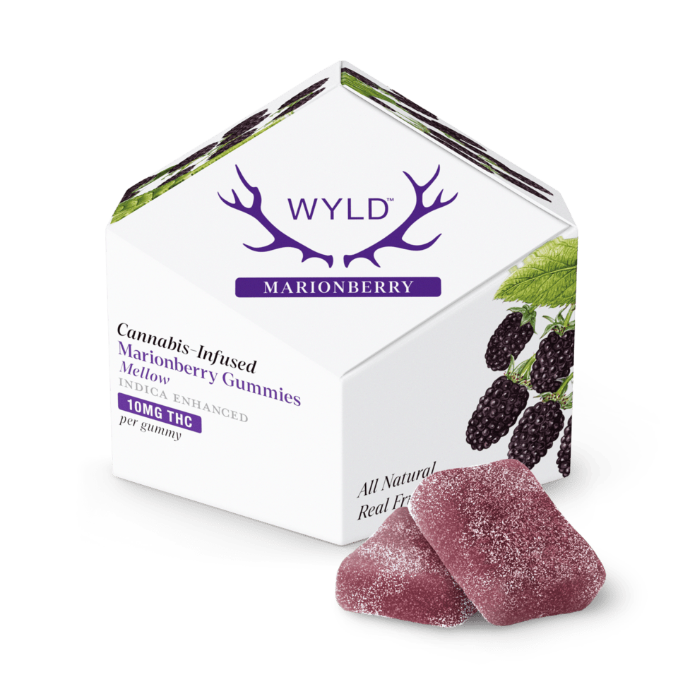 Wyld — Gummies - Marionberry Indica Enhanced - 100mg