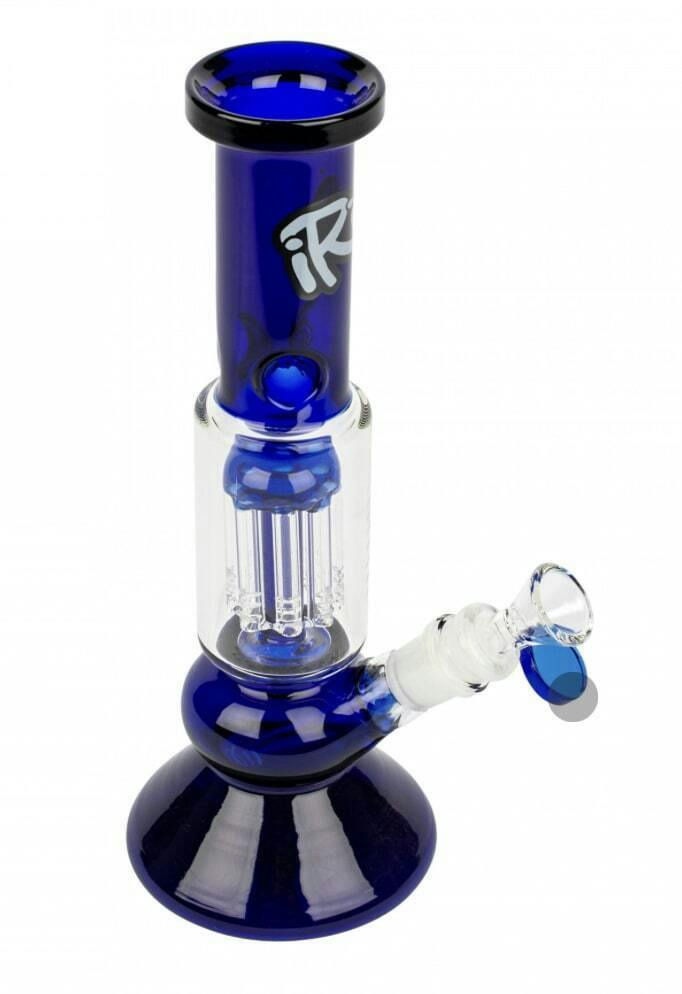 10" Blaze Beaker Tube with 8 Arm Tree Perc - BLUE