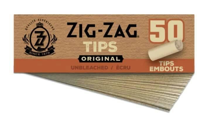 Unbleached Original Tips - Zig Zag