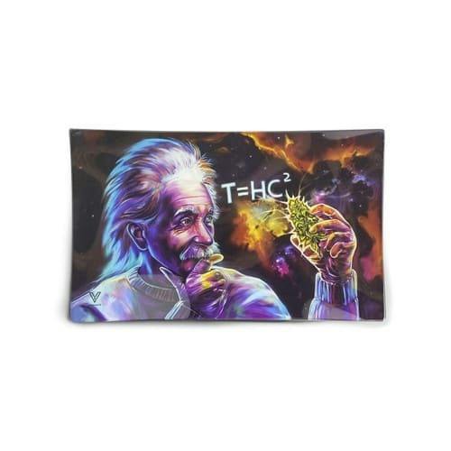 V Syndicate "Einstein Classic" Glass Rolling Tray