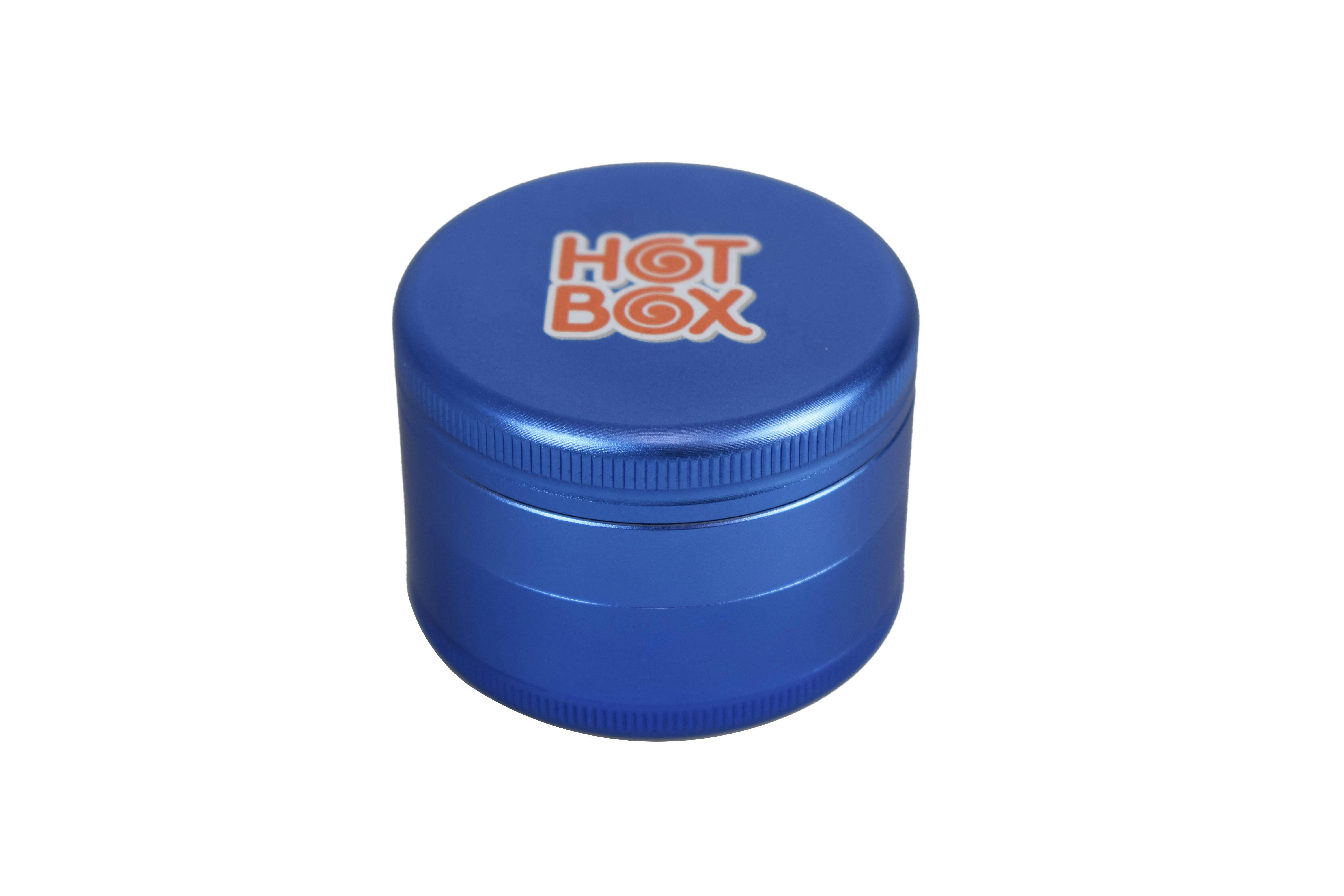 Hotbox 4 Piece Grinder - Blue
