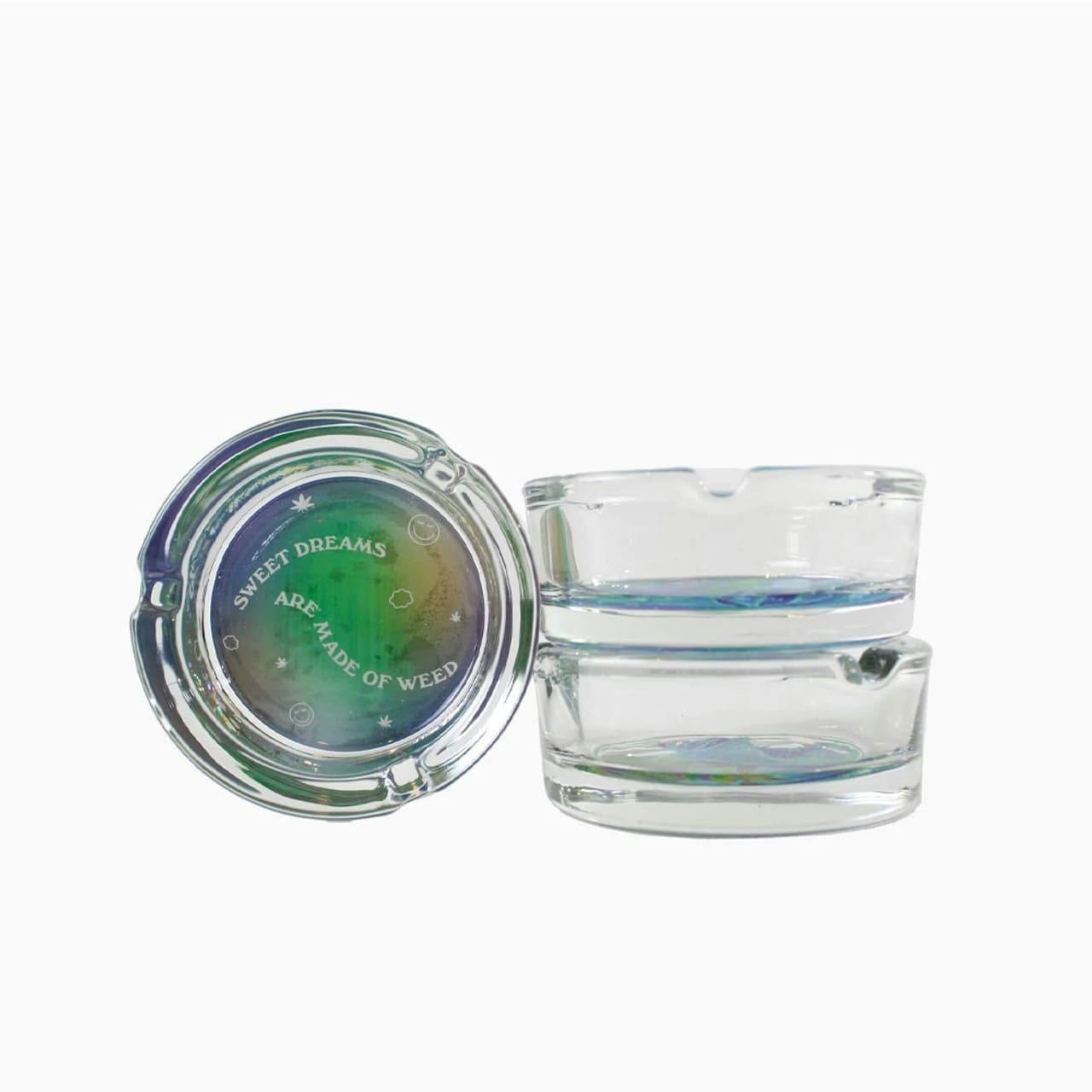 3" Glass Ashtray by Giddy - Sweet Dreams