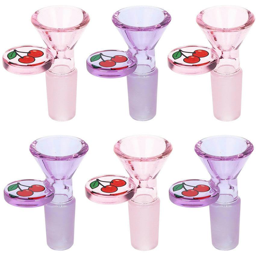 14mm Cherry Funnel Bowl, Assorted Colours
