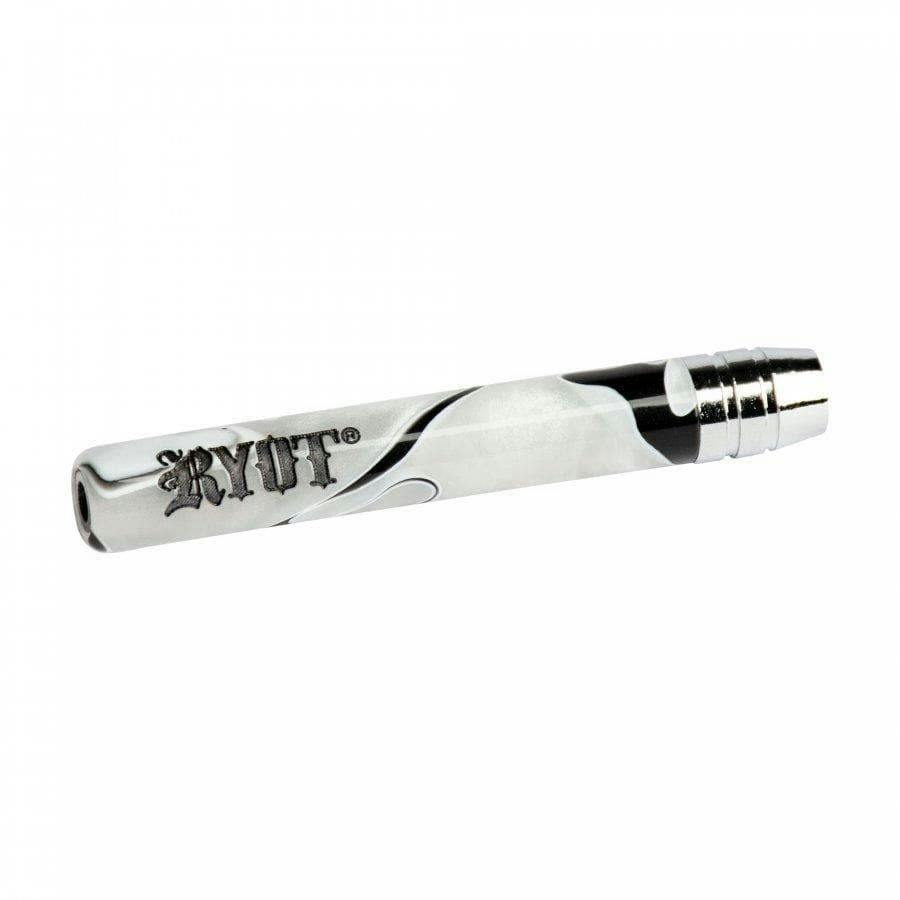 RYOT, Acrylic One-Hitter, Small Black & White