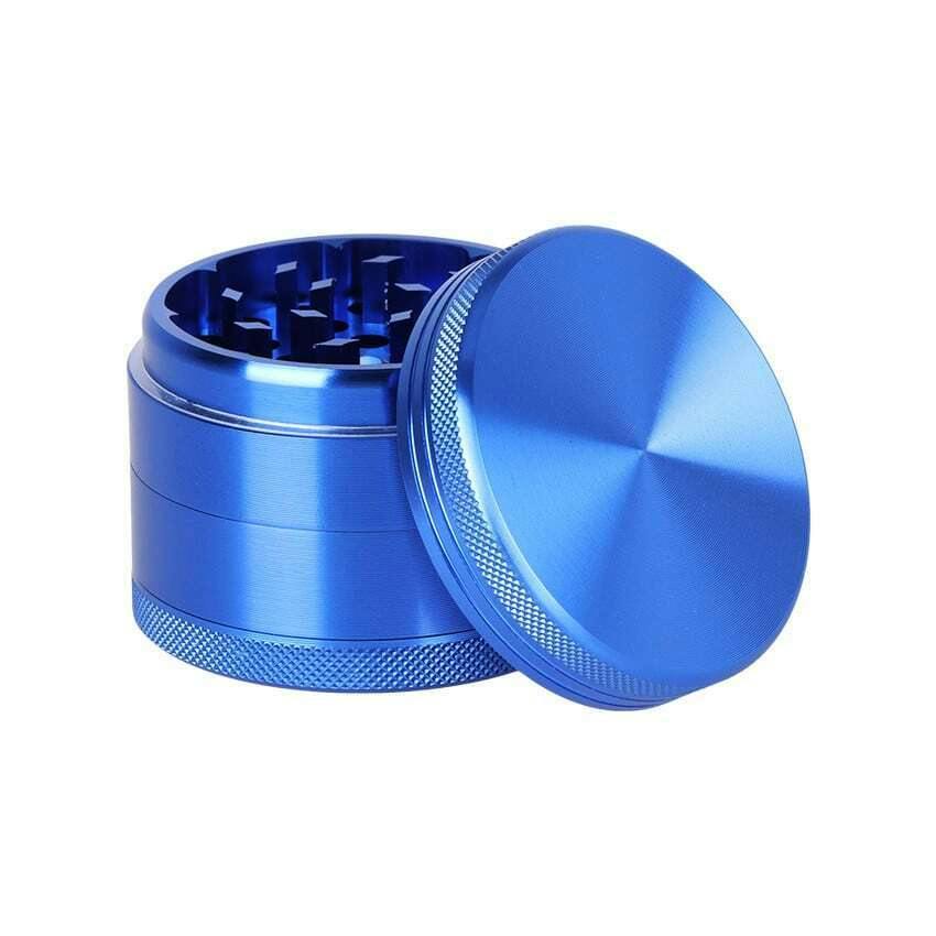 2.2" 4-Piece Metal Grinder, Blue