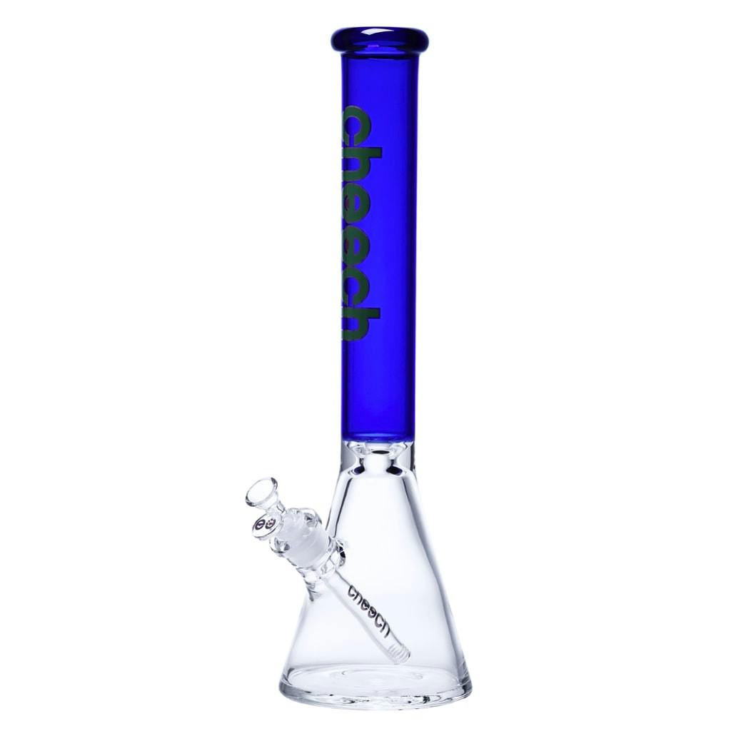 18" Cheech Coloured Tube Beaker - Blue
