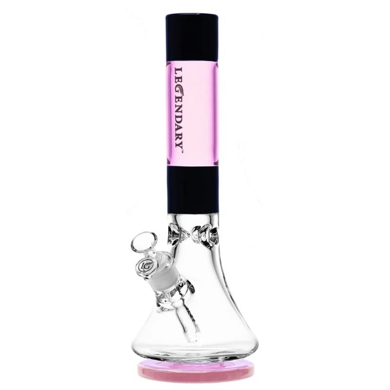 14" Legendary Coloured Ice Beaker (Pink)