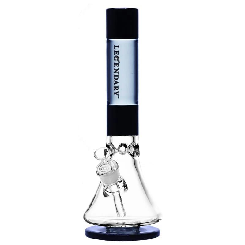 14" Legendary Coloured Ice Beaker (Black)
