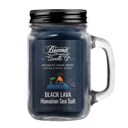 Beamer Smoke Killer Collection Candle - Black Lava Hawaiian Sea Salt