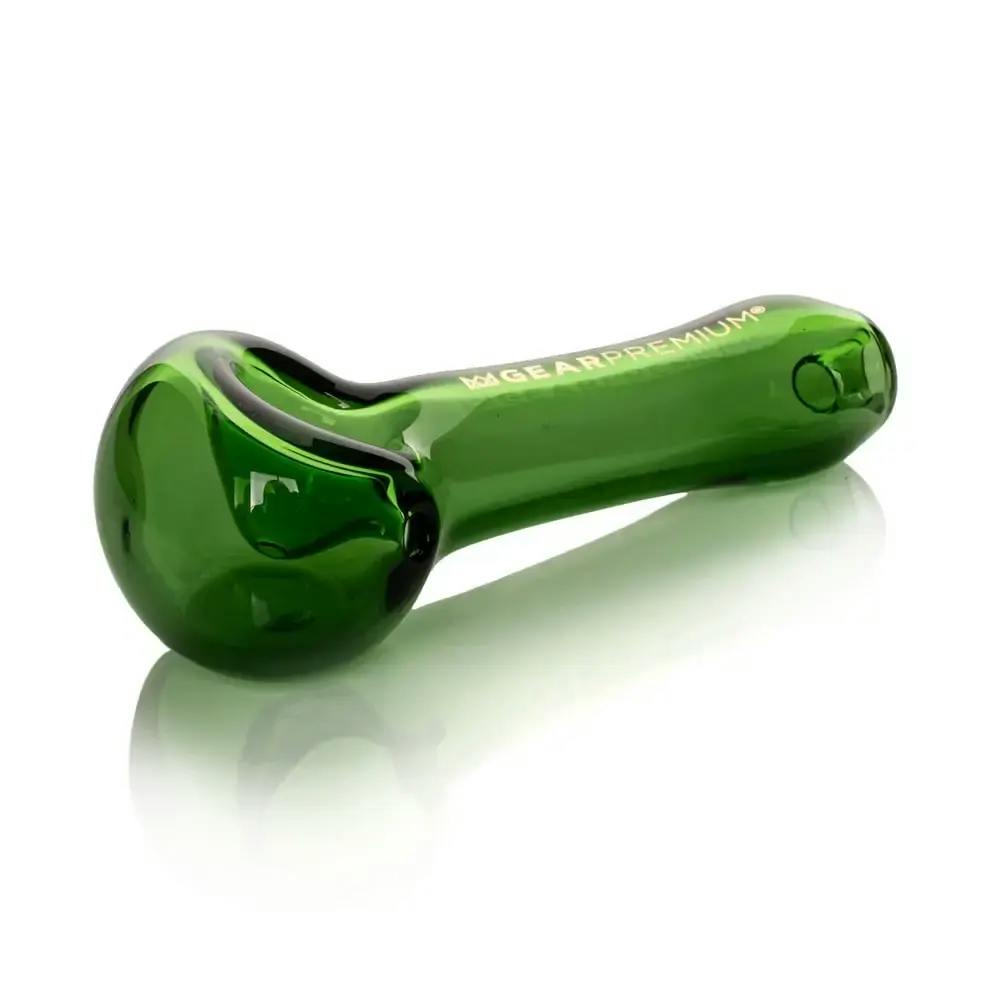 3.75" Hand Pipe W/Ash Catcher Mouthpiece - Green
