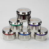Genie 4 Part Silver Herb Grinder