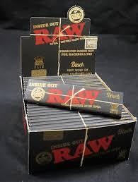 Black Inside Out King slim Rolling Paper