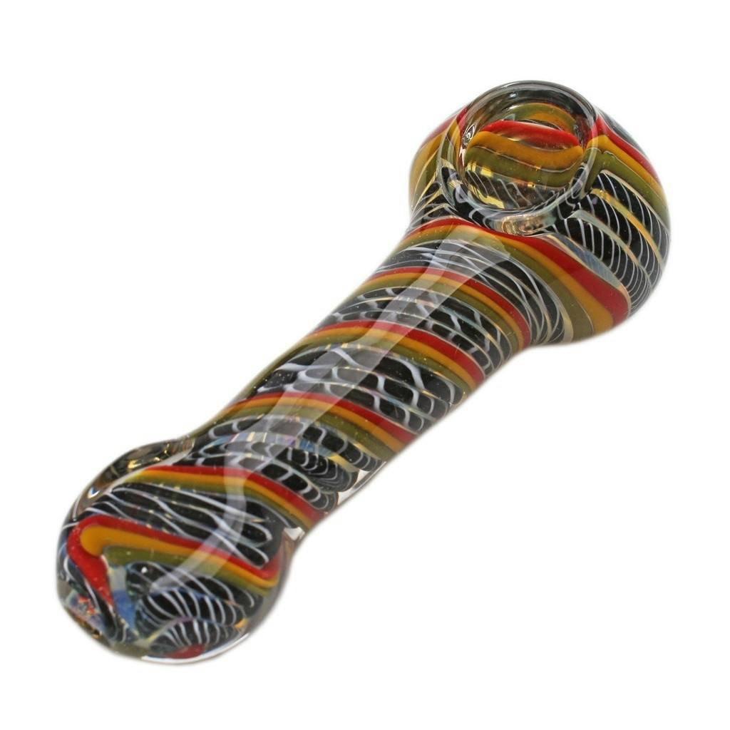 Genuine Pipe Co. - 4" Glass Pipe - Rainbow
