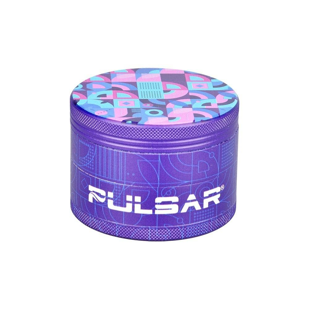Pulsar - 4 Piece Grinder - Design Series w/ Side Art Candy Floss - 2.5"