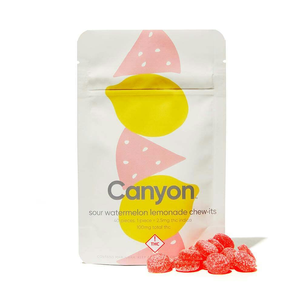 Sour Watermelon Lemonade Gummies [40pk] (2.5mg THC)